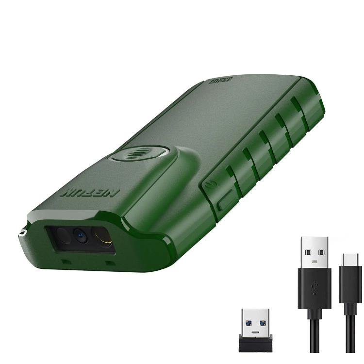 NTEUM E740 Cell Phone Back Clip Portable 1D Code Wireless Bluetooth Scanner - British D'sire Main image