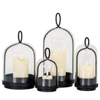 Nysa Large Candle Holder With Glass Cloche - Candle Holder - British D'sire