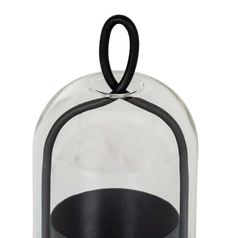 Nysa Large Candle Holder With Glass Cloche - Candle Holder - British D'sire