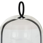Nysa Medium Candle Holder With Glass Cloche - Candle Holders - British D'sire