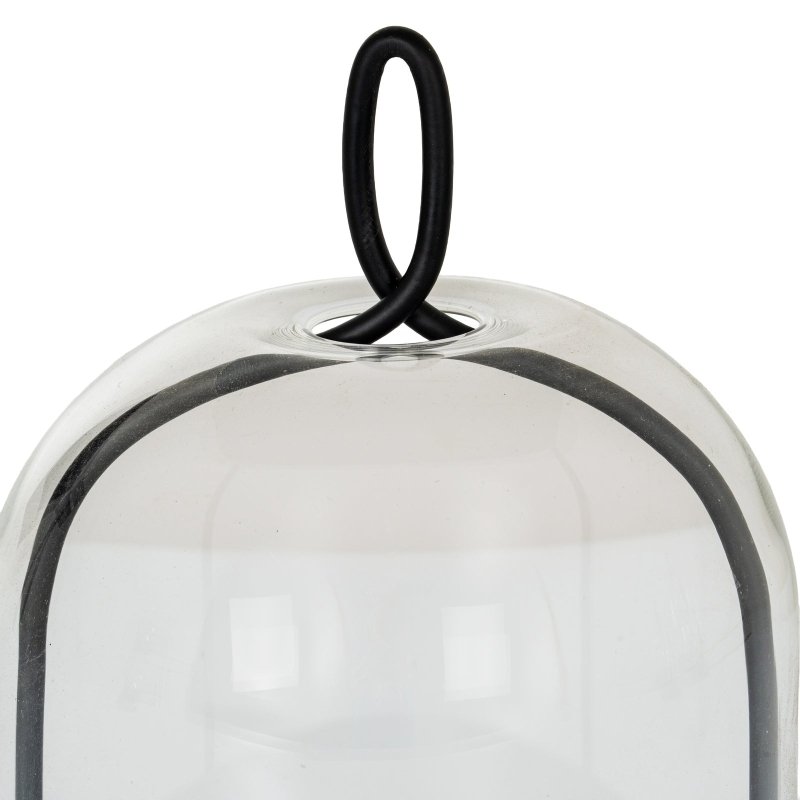 Nysa Medium Candle Holder With Glass Cloche - Candle Holders - British D'sire