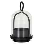 Nyx Large Candle Holder With Glass Cloche - Candle Holder - British D'sire