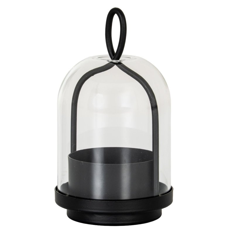 Nyx Large Candle Holder With Glass Cloche - Candle Holder - British D'sire