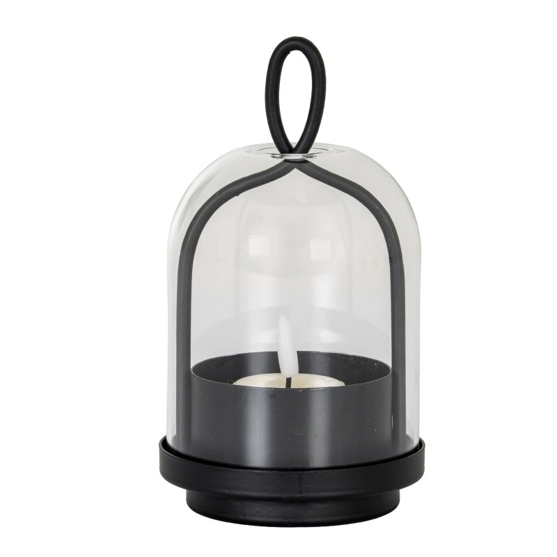 Nyx Large Candle Holder With Glass Cloche - Candle Holder - British D'sire