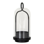 Nyx Medium Candle Holder With Glass Cloche - Candle Holder - British D'sire