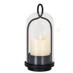 Nyx Medium Candle Holder With Glass Cloche - Candle Holder - British D'sire