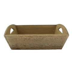 Oak Effect Small Wooden Storage Tray - Serving Tray - British D'sire