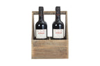 Oak Effect Wooden Carrier - Drinks Baskets - British D'sire