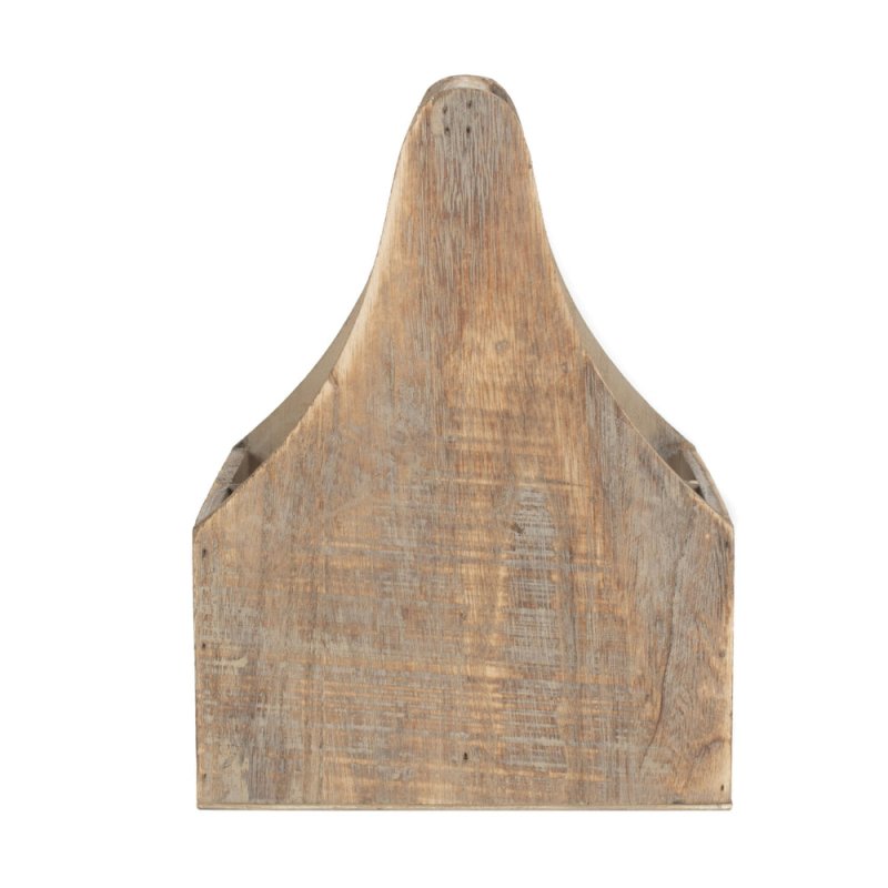 Oak Effect Wooden Carrier - Drinks Baskets - British D'sire