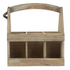Oak Effect Wooden Carrier - Drinks Baskets - British D'sire