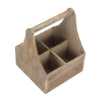 Oak Effect Wooden Carrier - Drinks Baskets - British D'sire