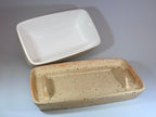 Oatmeal Butter Dish with Handle - Butter Dish - British D'sire