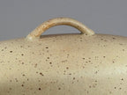Oatmeal Butter Dish with Handle - Butter Dish - British D'sire