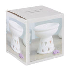 Off White Deep Bowl Oil Burner and Wax Warmer - British D'sire