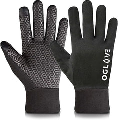 OGLOVE Waterproof Thermal Sports Gloves for Kids, Touchscreen Sensitive Field Gloves with Palm Grip for Football, Rugby, Mountain Biking, Cycling, Running, Netball, Hockey and More - Kids Gloves - British D'sire