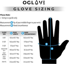 OGLOVE Waterproof Thermal Sports Gloves for Kids, Touchscreen Sensitive Field Gloves with Palm Grip for Football, Rugby, Mountain Biking, Cycling, Running, Netball, Hockey and More - Kids Gloves - British D'sire