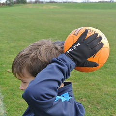 OGLOVE Waterproof Thermal Sports Gloves for Kids, Touchscreen Sensitive Field Gloves with Palm Grip for Football, Rugby, Mountain Biking, Cycling, Running, Netball, Hockey and More - Kids Gloves - British D'sire