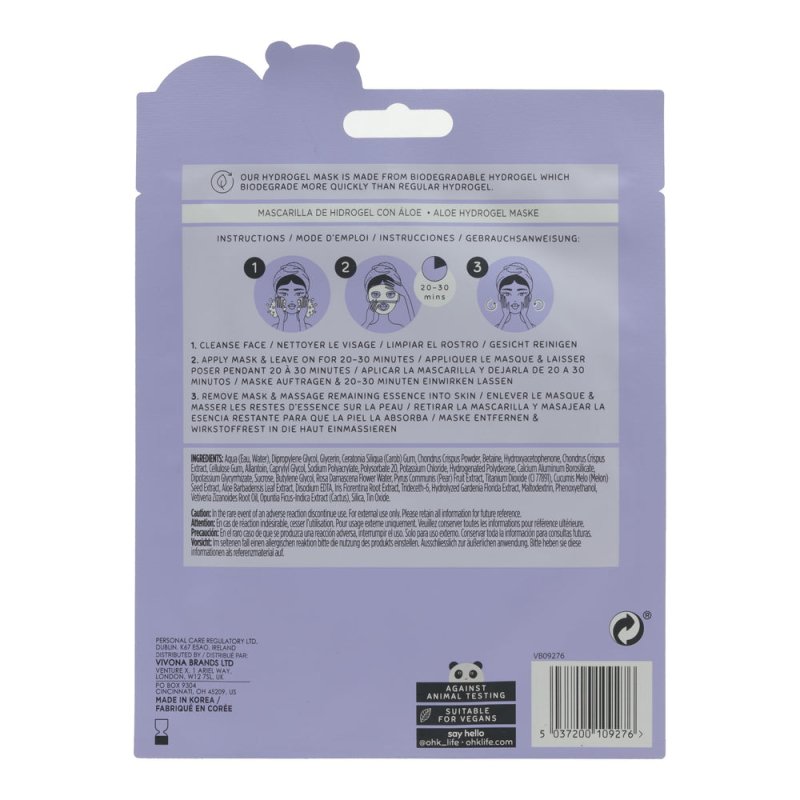Oh K! Aloe Vera Hydrogel Sheet Mask Secondary image