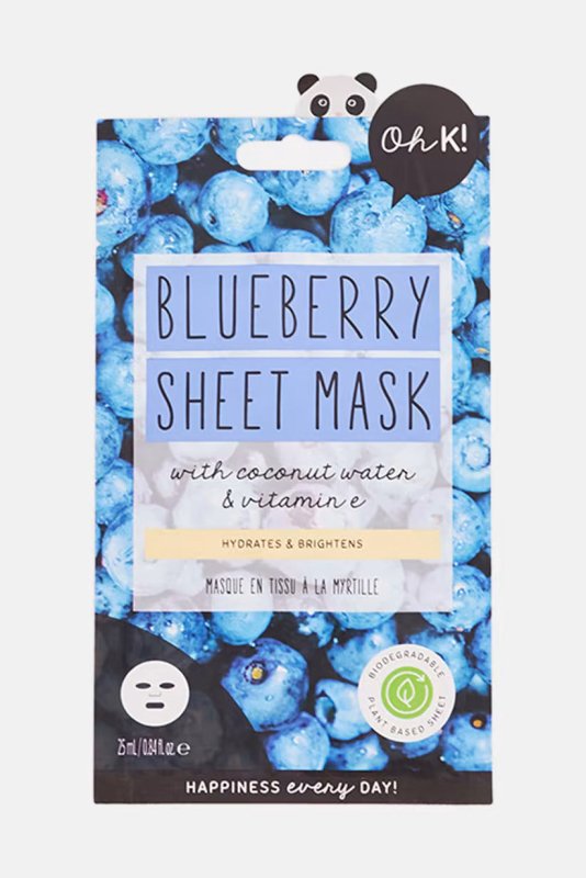 Oh K! Blueberry Sheet Mask - Sheet Mask - British D'sire