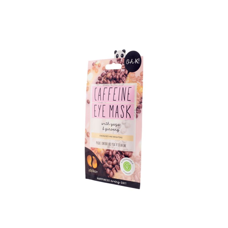 Oh K! Caffeine Under Eye Mask, For Puffy Tired Eyes, With Added Caffeine 15g - eye mask - British D'sire