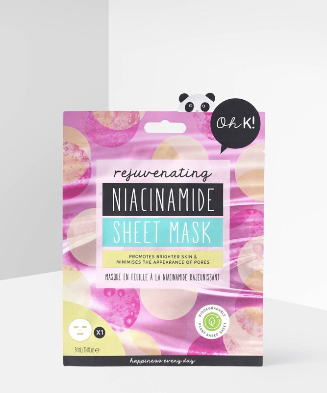 Oh K! Rejuvenating Niacinamide Sheet Mask 34ml - Sheet Mask - British D'sire Main image