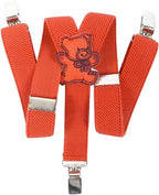 Olata Children’s Elasticated Teddy Design Y - Shape Braces/Suspenders (0 - 2 Years) - 2cm - suspenders - British D'sire