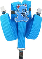 Olata Children’s Elasticated Teddy Design Y - Shape Braces/Suspenders (0 - 2 Years) - 2cm - suspenders - British D'sire