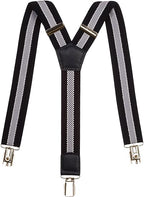 Olata Junior/Children’s Simple Fully Adjustable Elasticated Clip on Y - Shape Braces/Suspenders - 3cm (5 - 12 Years) - suspenders - British D'sire
