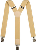 Olata Junior/Children’s Simple Fully Adjustable Elasticated Clip on Y - Shape Braces/Suspenders - 3cm (5 - 12 Years) - suspenders - British D'sire