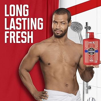 Old Spice Captain Shower Gel & Shampoo For Men 1000 ml, 3 - in - 1 Body - Hair - Face Wash, Long - lasting Fresh - Shower Gel - British D'sire