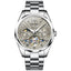 OLEVS 7028 Men Multifunctional Luminous Waterproof Mechanical Watch(Grey) - British D'sire
