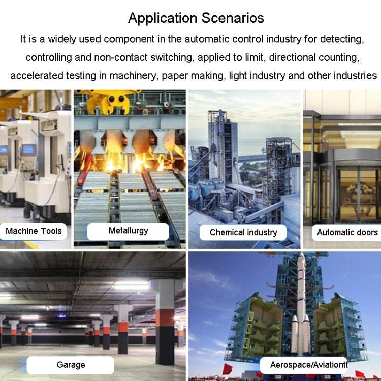 OMCH LJ18A3 - 8 - Z/BX DC NPN 3 - Wire Normally Open Sensors Inductive M18 Proximity Switch - British D'sire