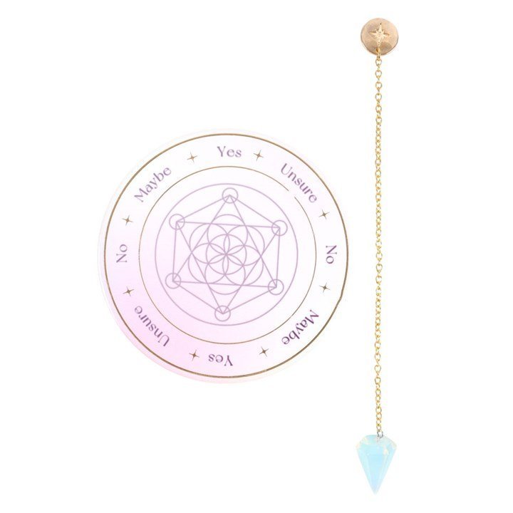 Opalite Pendulum Divination Kit - British D'sire