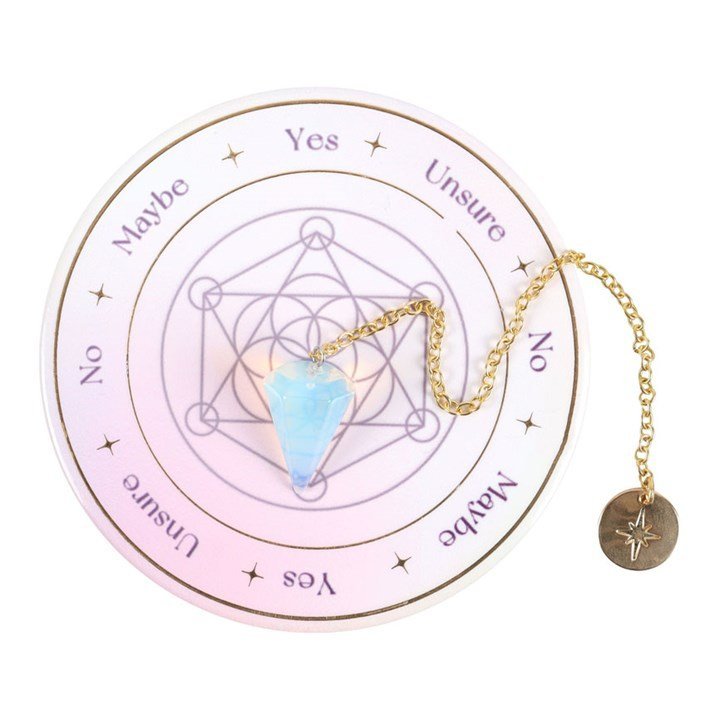 Opalite Pendulum Divination Kit - British D'sire