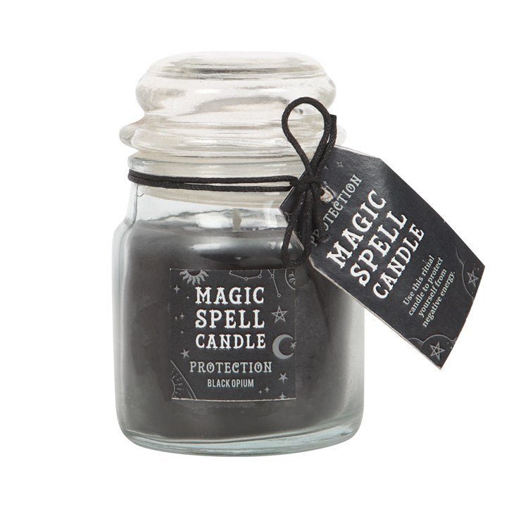 Opium 'Protection' Spell Candle Jar - British D'sire