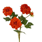 Orange African Marigold Large Spray Artificial Flower Spray - Artificial Flowers & Stems - British D'sire