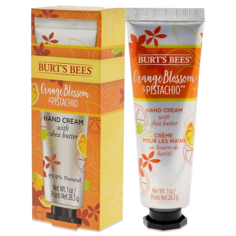 Orange Blossom and Pistachio Hand Cream by Burts Bees for Unisex - 1 oz Hand Cream - Hand Cream - British D'sire