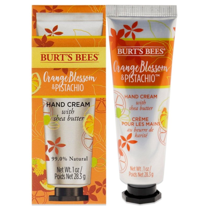Orange Blossom and Pistachio Hand Cream by Burts Bees for Unisex - 1 oz Hand Cream - Hand Cream - British D'sire