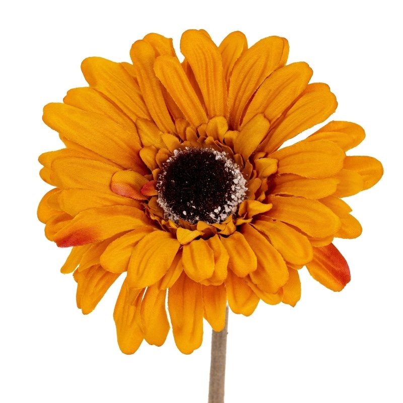 Orange Gerbera Stem Artificial Flower Stem - Artificial Plants & Trees - British D'sire