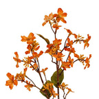 Orange Vernicia Fordii Spray Artificial Flower Stem - Artificial Plants & Trees - British D'sire