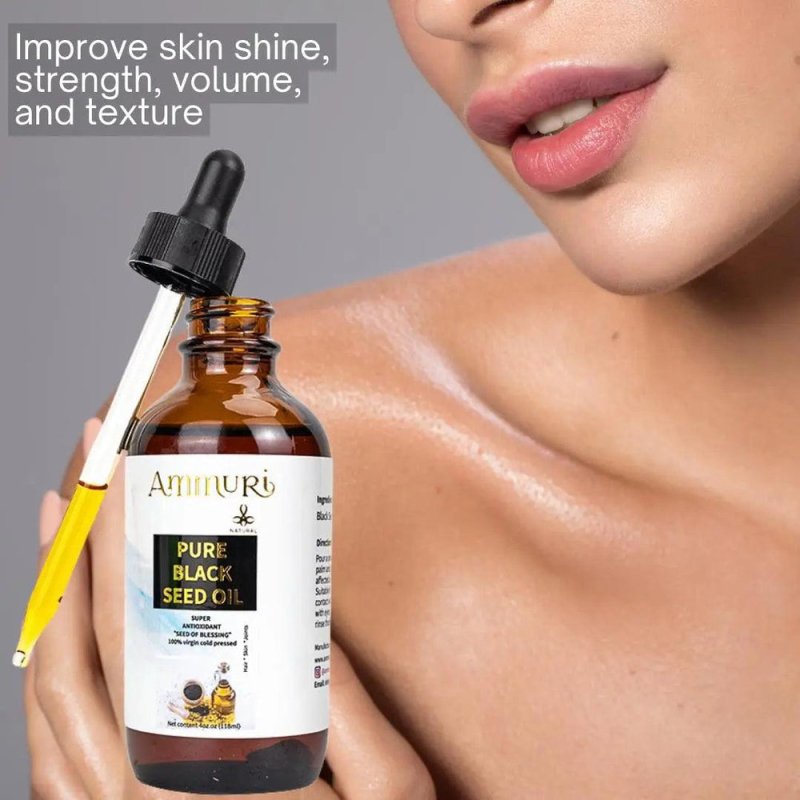 Organic Black Seed Oil - 100% Natural Anti - Inflammatory Immune Support - Herbal - PURE ORGANIC BLACK SEED OIL - British D'sire