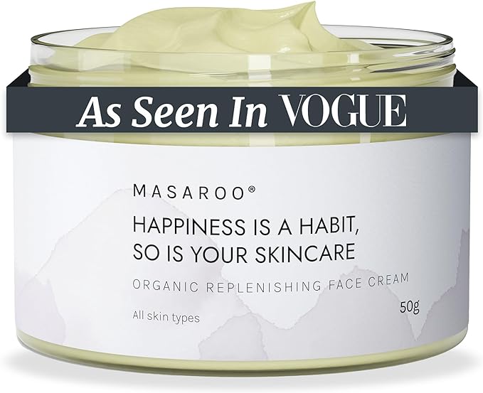 Organic Face Cream & Face Moisturiser: Natural Moisturiser Face Women & Men - Face Cream Women for Day & Night - Anti Aging Face Cream with Vitamin C, E & Natural Collagen, 50g - British D'sire Main image