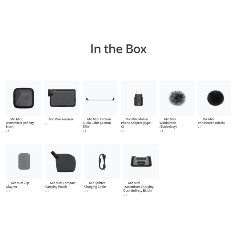 Original DJI Mic Mini (1 TX + 1 RX) - British D'sire