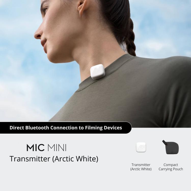 Original DJI Mic Mini Transmitter(White) - British D'sire