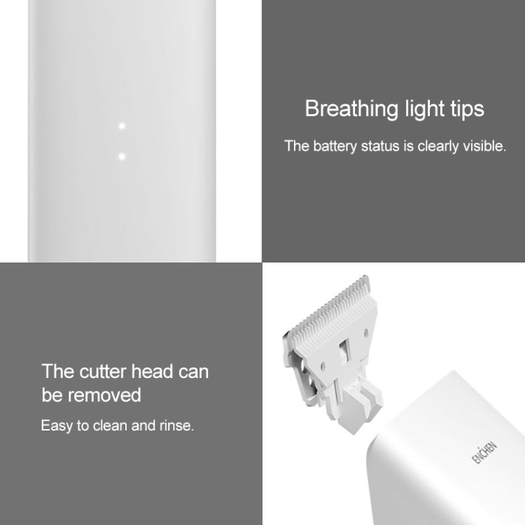 Original Xiaomi Enchen Boost Intelligent Fast Charging Electric Hair Trimmer Haircut Machine (Black) - British D'sire