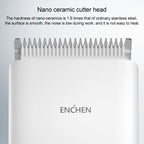 Original Xiaomi Enchen Boost Intelligent Fast Charging Electric Hair Trimmer Haircut Machine (Black) - British D'sire