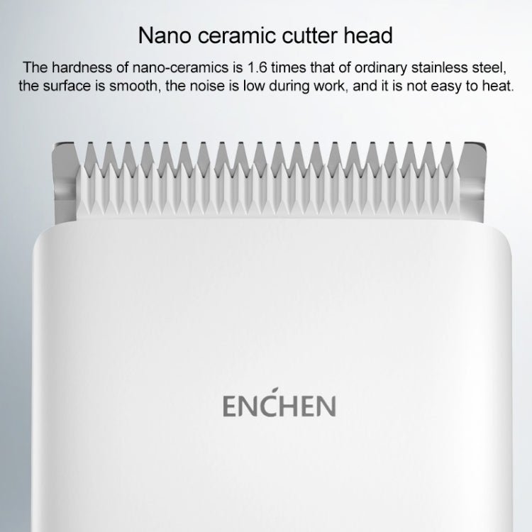 Original Xiaomi Enchen Boost Intelligent Fast Charging Electric Hair Trimmer Haircut Machine (Black) - British D'sire