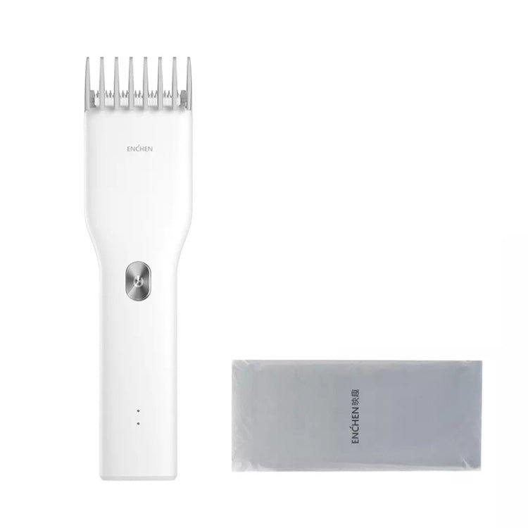 Original Xiaomi Enchen Boost Intelligent Fast Charging Electric Hair Trimmer Haircut Machine (White) - British D'sire