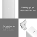 Original Xiaomi Enchen Boost Intelligent Fast Charging Electric Hair Trimmer Haircut Machine (White) - British D'sire