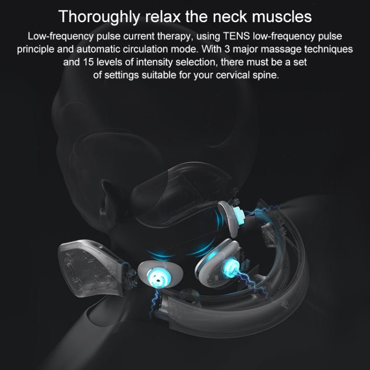 Original Xiaomi G2 Jeeback Neck Massager L - Shaped Far Infrared Heating Massage Device(White) - British D'sire